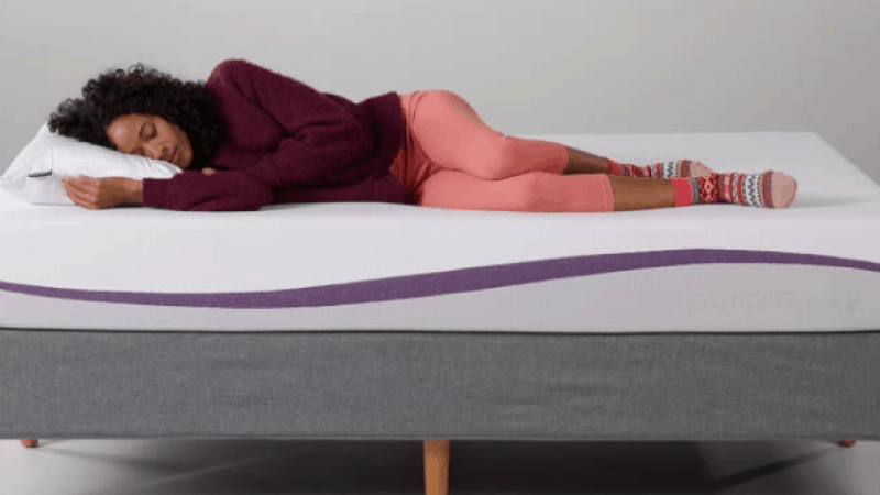 purple mattress pillow