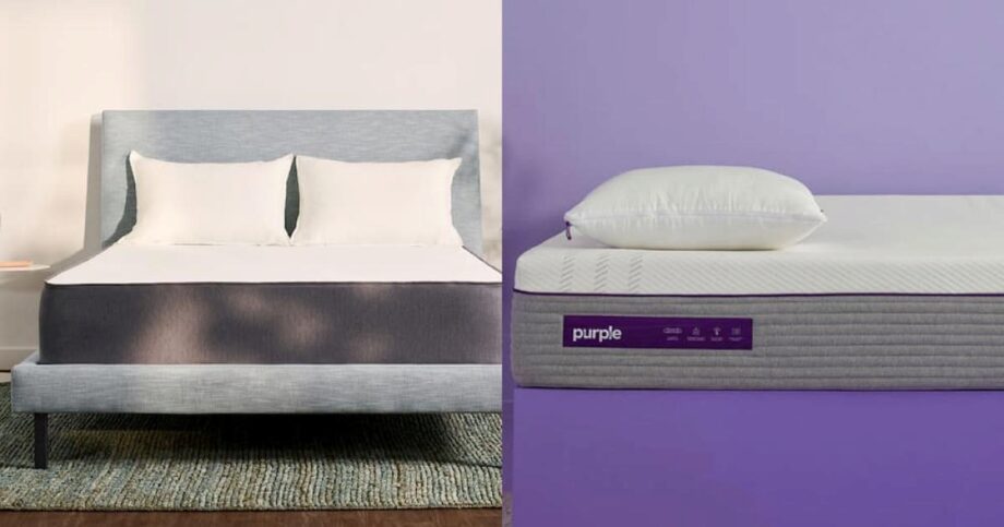 compare casper and purple mattresses