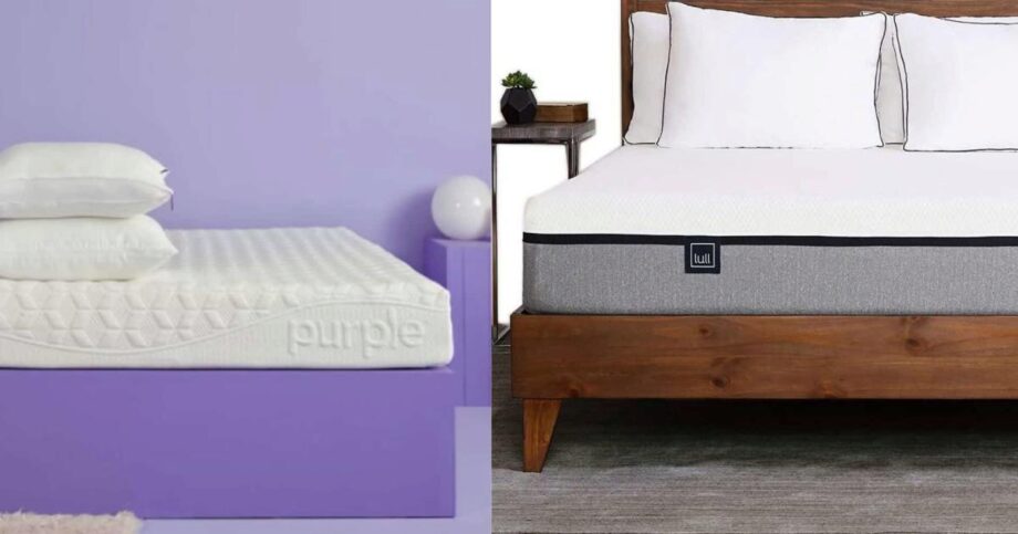 lull bed vs purple mattress
