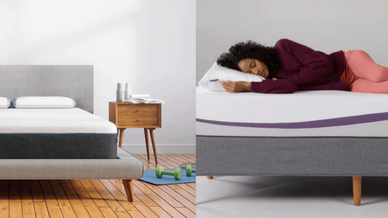purple mattress vs tomorrow mattress sleepopolis