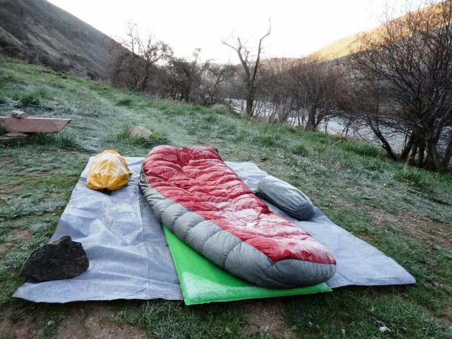 outside sleeping bag